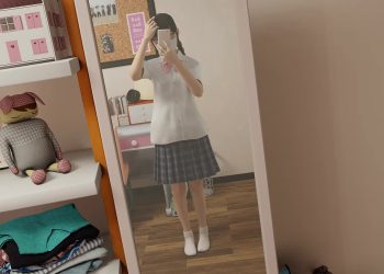 [namihey7の山川商店] 裏垢自撮流出「1年2組磯野さな」サンプルムービー