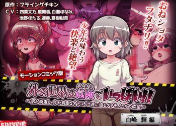 [survive] 外の世界は危険でいっぱい!! ～男が衰退し、今や貴重なオトコノコ達に迫るケダモノたちの欲望～【白峰輝編】（モーションコミック版）[中文字幕]