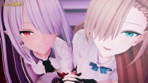 [poko●●●の性癖ひろば] コスプレイヤー姉と姉友と3Pえっち！(イオ●＆アス●)