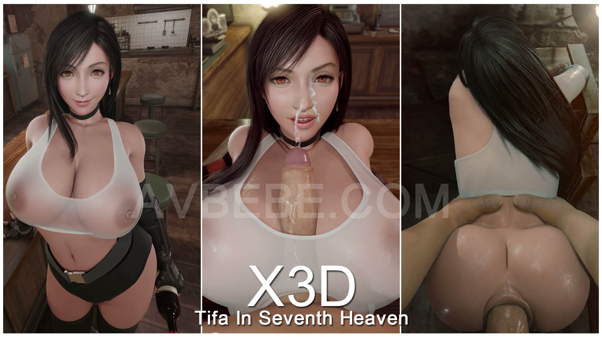 [X3D]Tifa In Seventh Heaven