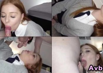 【高清素人】[kin8-3837] 太色情注意 超罕見！ ！ 穿著制服金發美女的濃稠口交 Lya