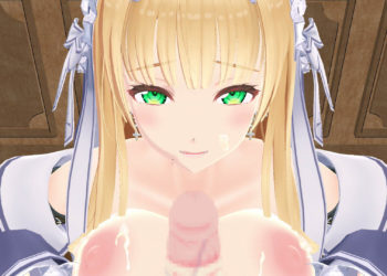 [MMD頑張るマン] とってもえっちなシスターエレナ ～パイズリおち〇ぽ浄化～