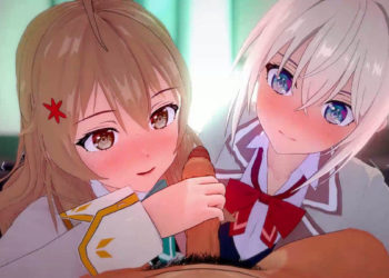 [Peh-koi] 【高画質版あり】２人一緒にヤリ〇ンイケメンにデレちゃうアーリャさん＆マーシャさん