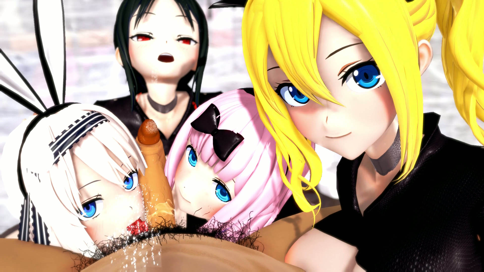 [7pupu] 四宮輝夜x藤原千花x早坂愛x白銀圭 - Rollin'【かぐや様は告らせたい】【4K】