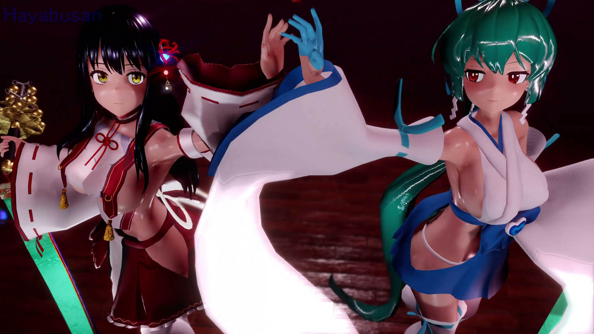 [busan出張所] W巫女の極楽浄土+B