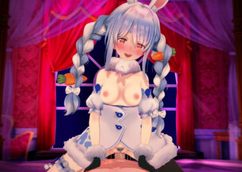 [まるこにー] 【WQHD】今日はぺこ●らが上でするぺこ ♡【陰毛差分あり】