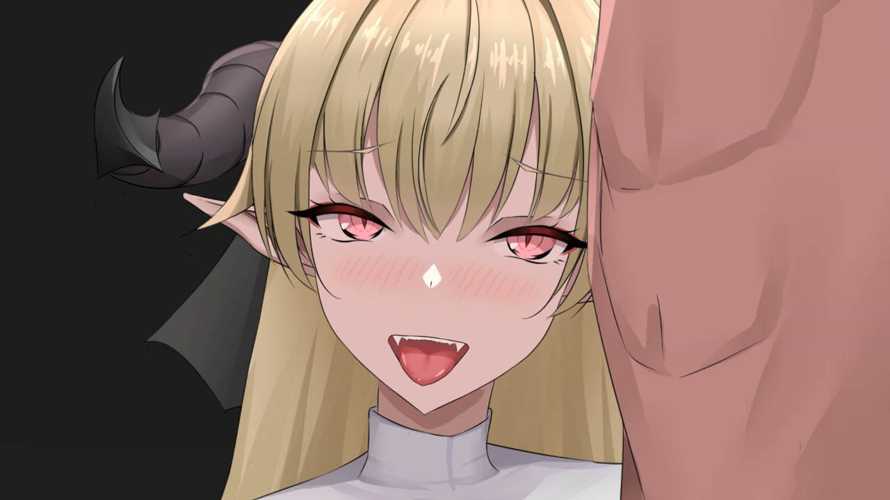 [さじな]【Live2D動画】シスターサキュバスさんの手コキ搾精 + 尻尾オナホ搾精