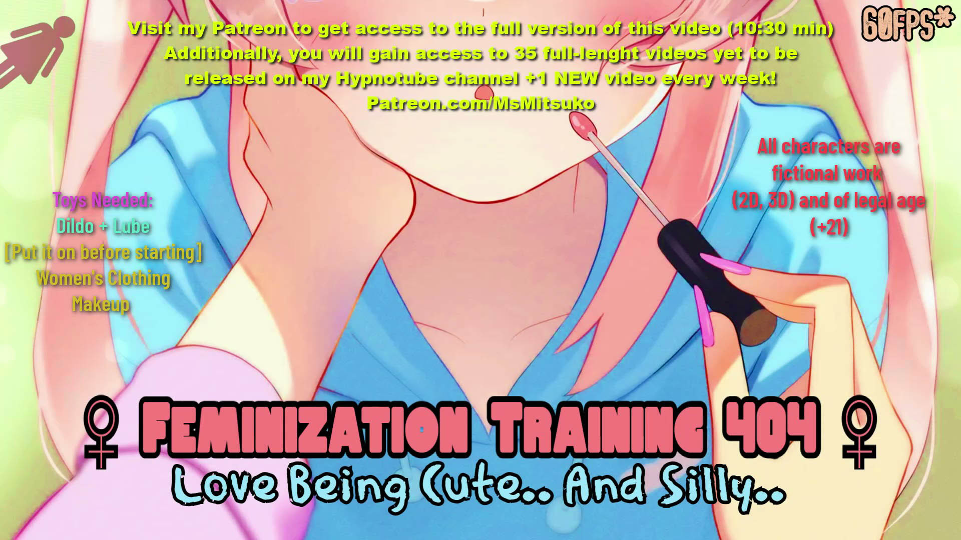 [Ms Mitsuko] Feminization 404 “Love Being Cute.. And Silly..”