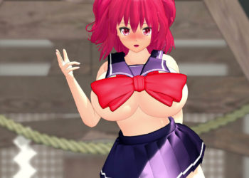 [Ponkanman3DCG] 制服小町でBAAM