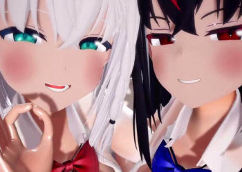 [アポ@MMDer] 狐のお姉さん達に短小ちんちん煽られながらちゅこちゅこ、、、♡