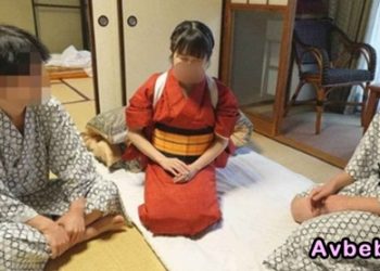 【高清素人】超可愛！溫泉旅館長女確定懷孕！第三夜！3P亂交 對她爆射7連生中出！她已經對SEX上癮了！ ！