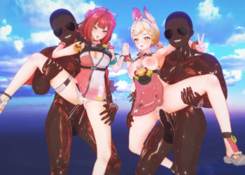 [AcidRaiN]【FUTA】Yuzuha x Alice Having Fun【ZzZ】