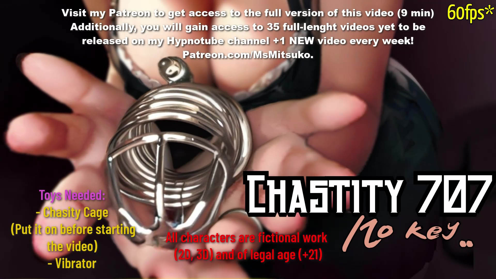 [Ms Mitsuko] Chastity Training 707 – “No Key”