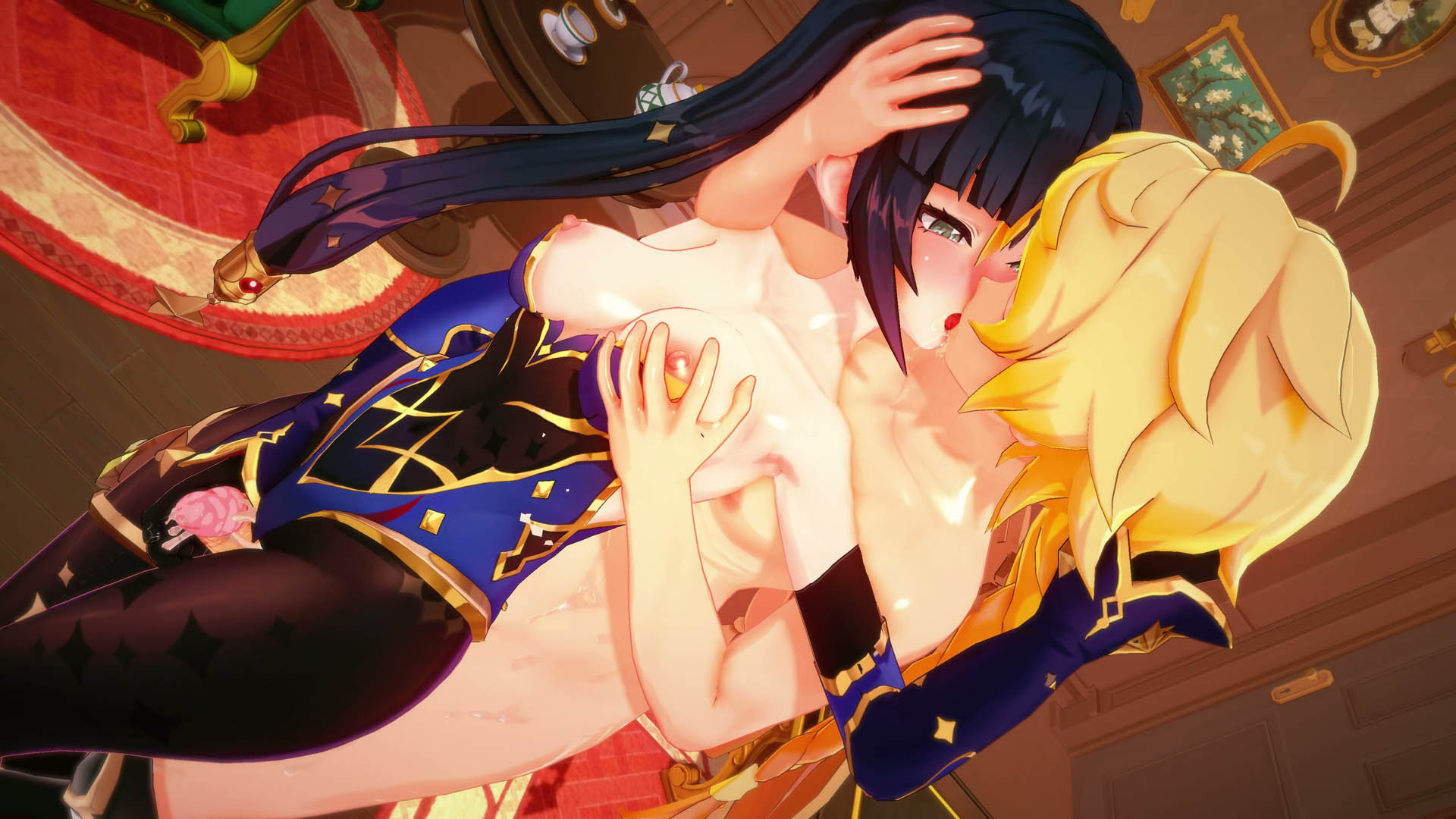 [TY98] Mona x Aether Sex