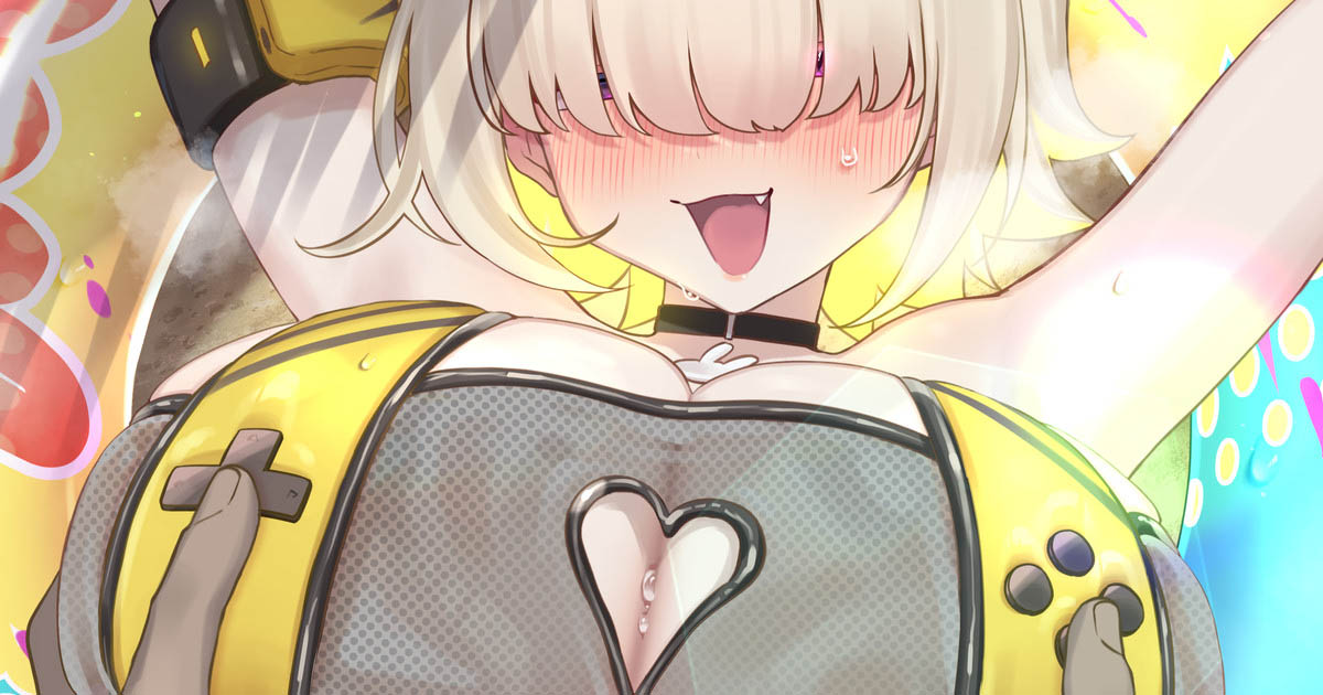 [愛染ぽち] 水着エレグ乳首責めアニメ