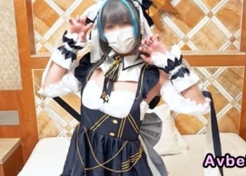 【高清素人】可愛的Cos貓裝 小穴深處和嘴裡都射了兩發！騷氣逼人的女僕