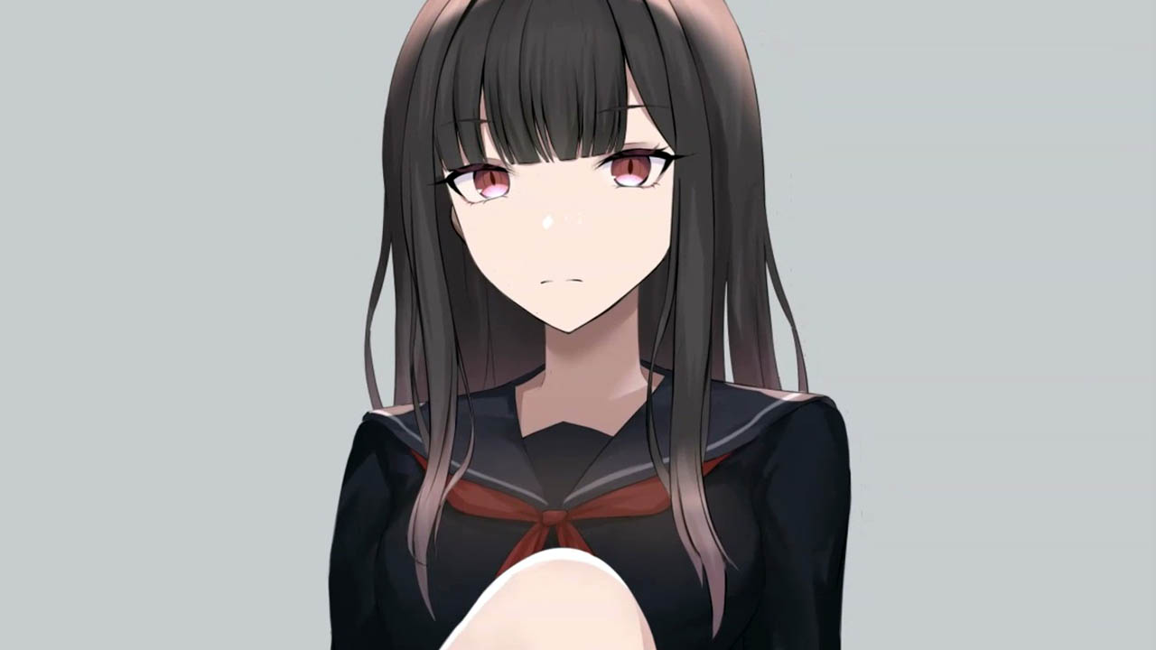 [さじな] 【Live2D動画】制服黒髪ちゃんの足