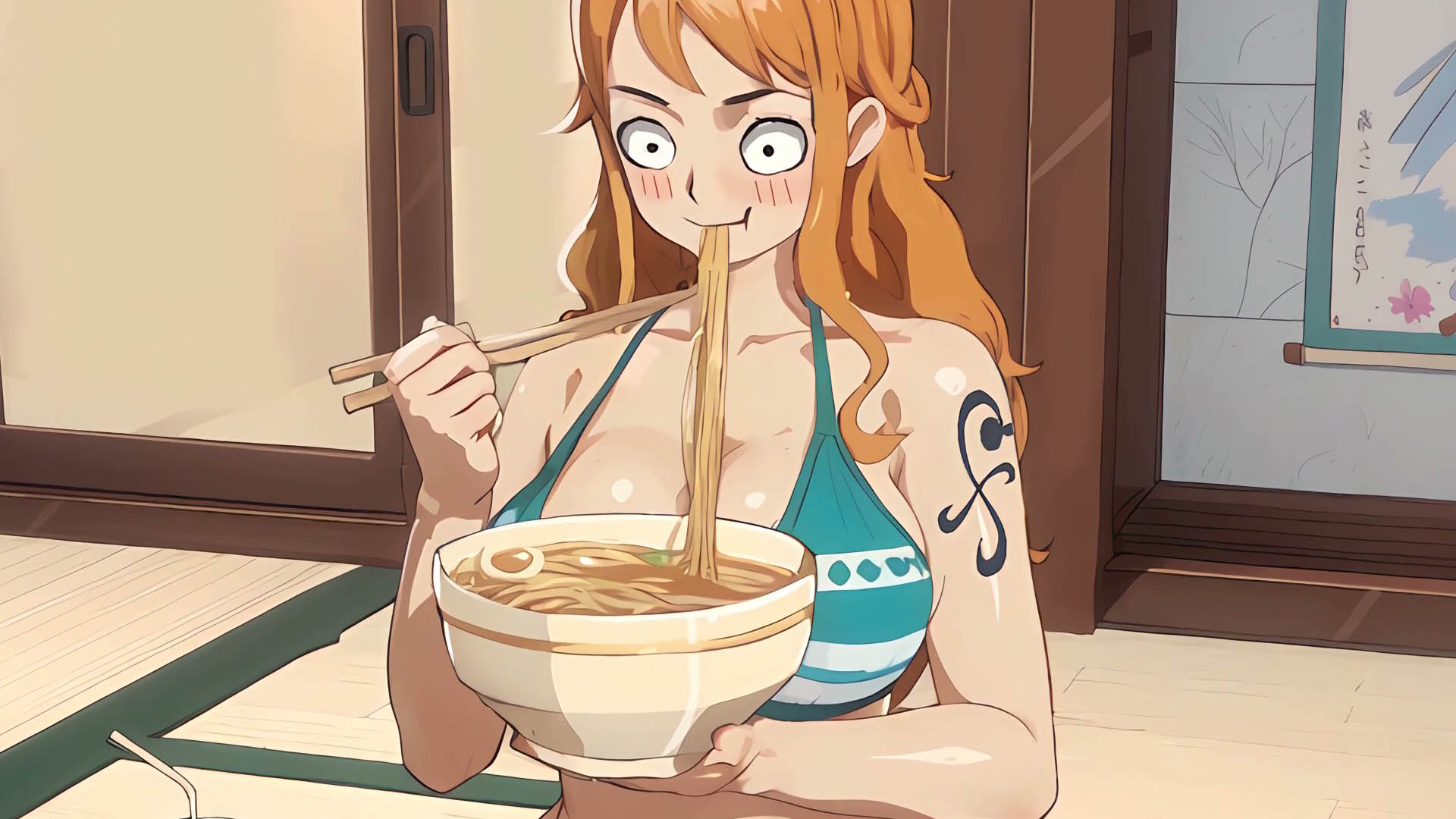 [NatSFW] Robin x Nami -Cold Weather-