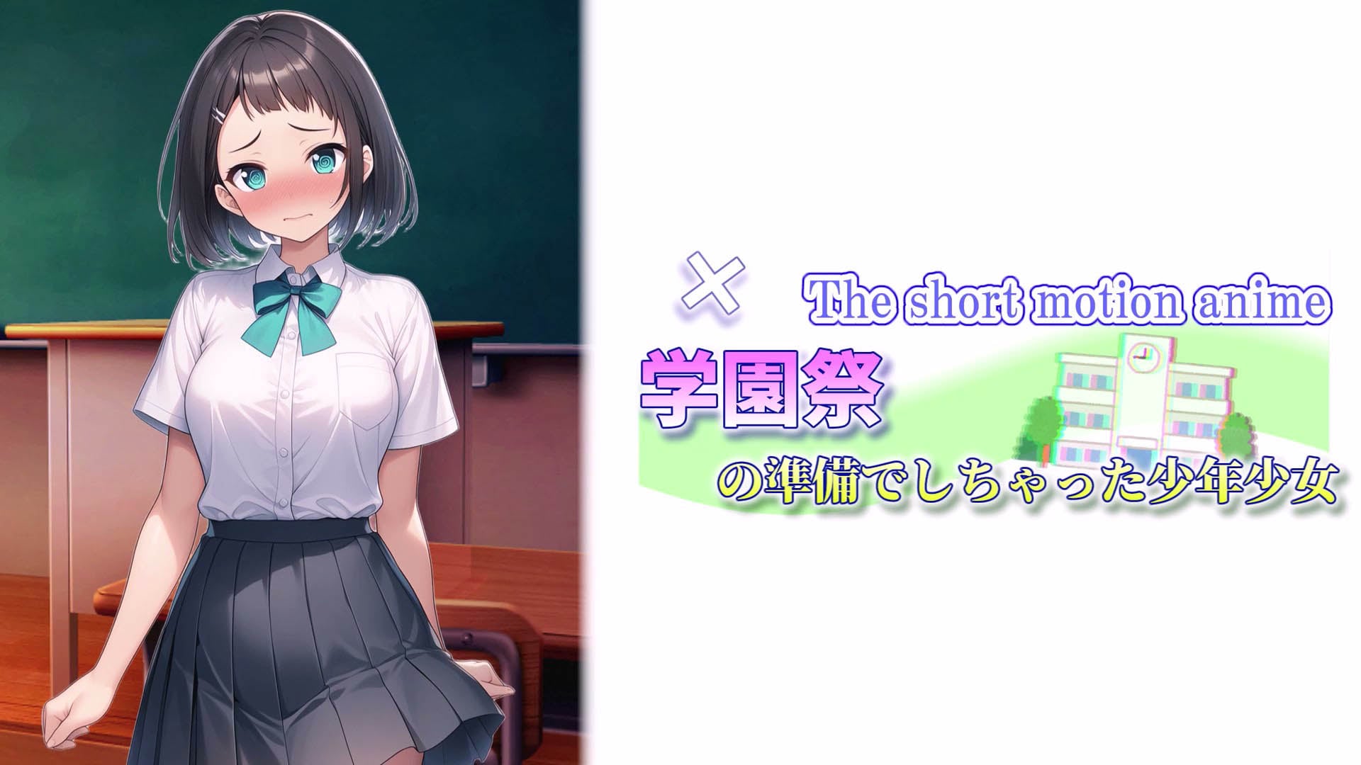 [たぬきっちん] 学園祭に準備でしちゃった少年少女 ～The Short Motion Anime～