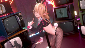 [As109] Queen Card - 逆バニー【MMD】