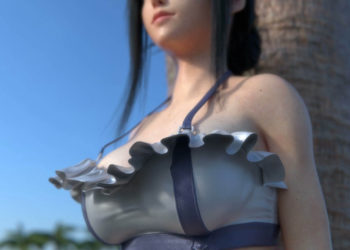 [Lvl3toaster] Tifa shows off her boobs (1080p)