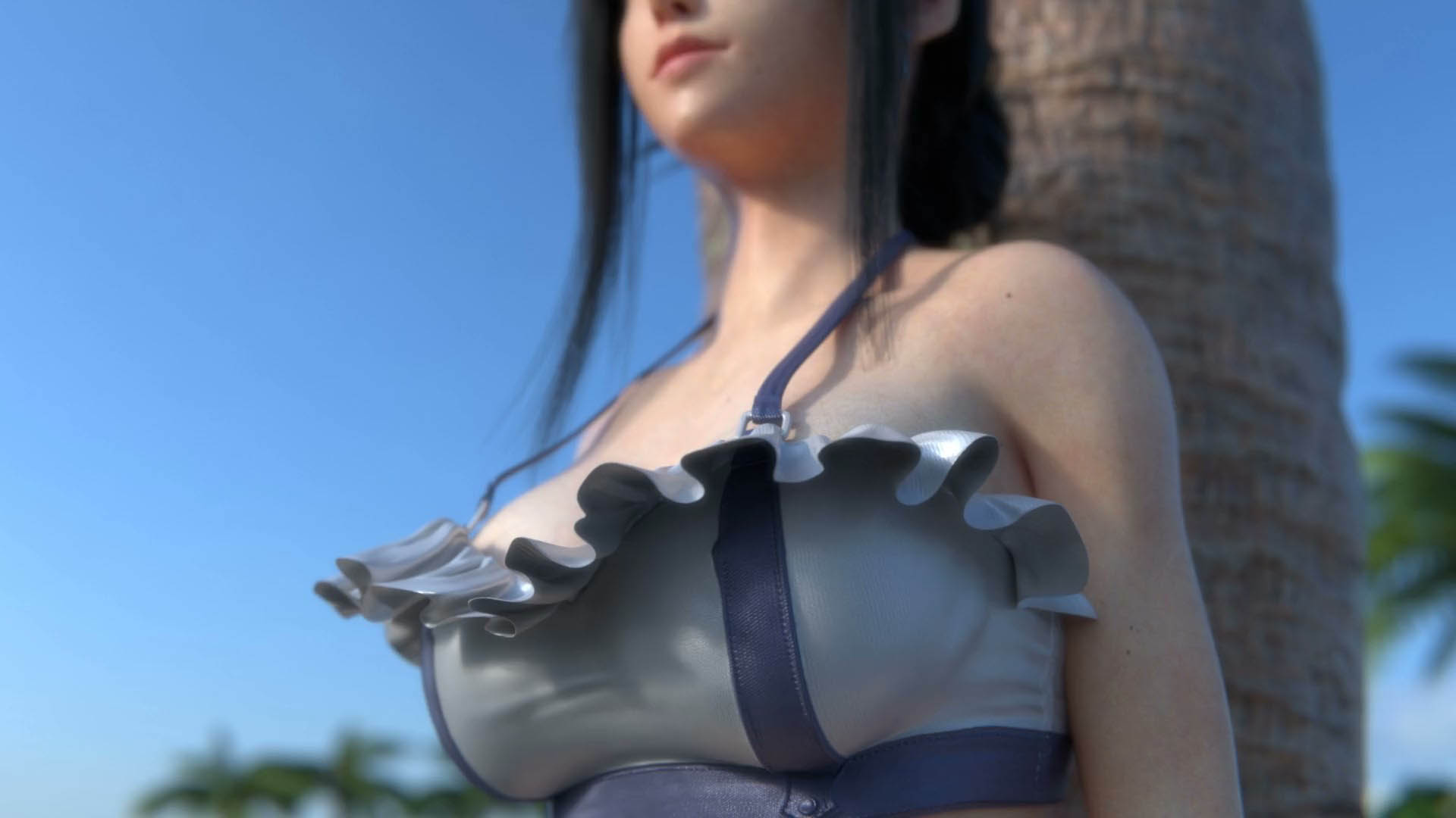 [Lvl3toaster] Tifa shows off her boobs (1080p)