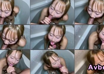 【高清素人】[懷孕中、6.5個月] 打算讓她用嘴清潔肉棒 但忍不住直接射精在了她的嘴裡。