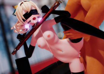 [FioraMMD] 【High quality ver+差分 / diff】【催眠SexDance】 い〇は殿🍃が催眠にかけられながら桃源恋歌 / Tougen Renka by Ir*ha