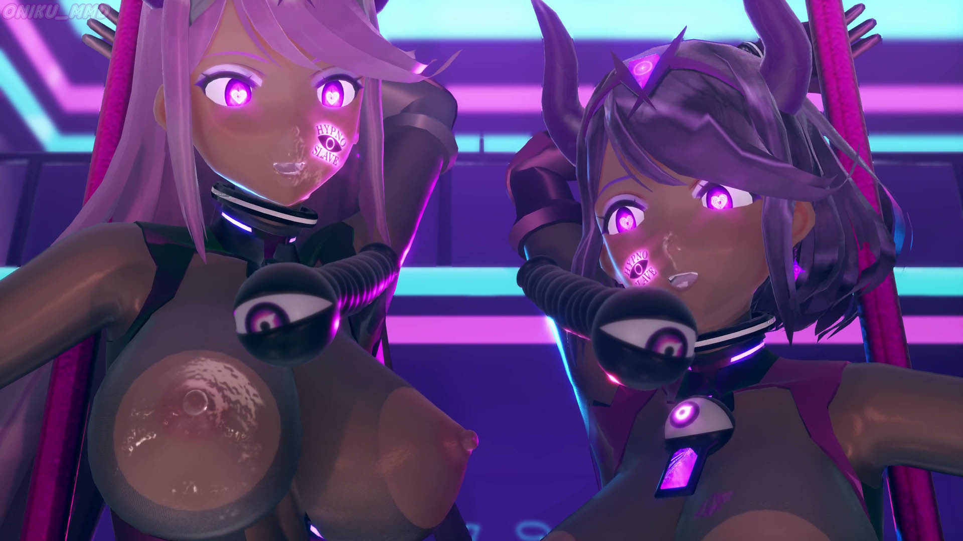 [ONIKU_MMD] 11.【R18】【2 phut hon】 全てはクロマル様の為に 【P〇ra,My〇hra,Kuromaru】[中文字幕]