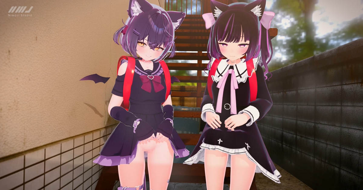 [ねこみみのへや (にもじ-Nimoji)] アパートの裏でショコラちゃんとあのんちゃんと遊ぼう！