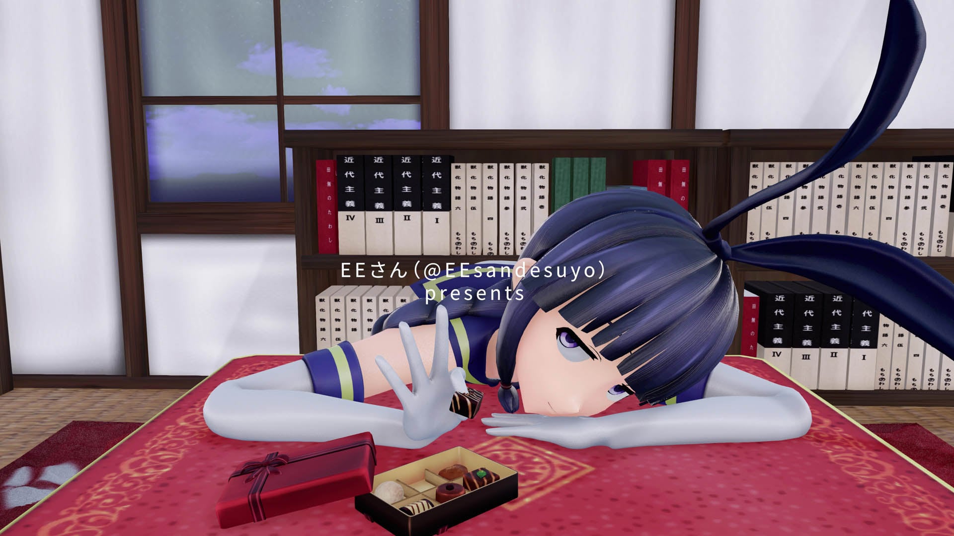 [EEさんのお部屋] 北上さまと島風コスで後背位中出しエッチ♥