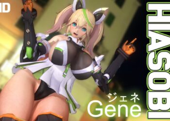 [MMDtype87] [PSO2es]ジェネ – ヒアソビ_60fps2k