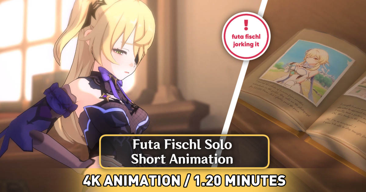 [PastaPaprika] Futa Fischl Solo SHORT ANIMATION (4K)