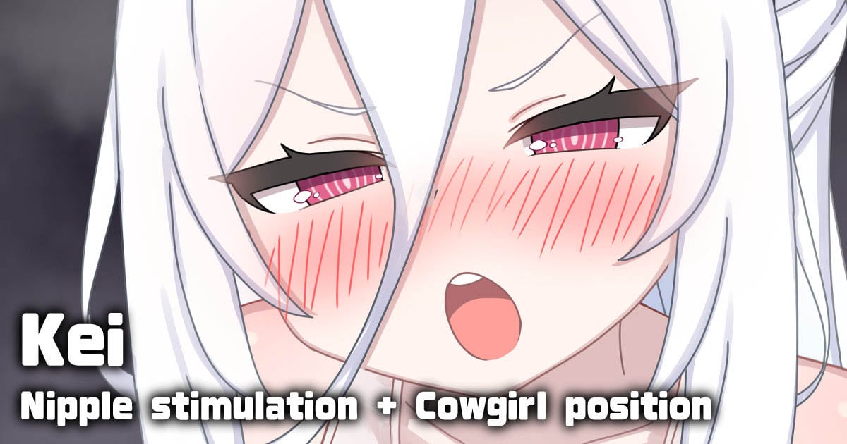 [L0LIKAKU] ケイ 乳首責め騎乗位 ( Key Nipple Stimulation + Cowgirl position )