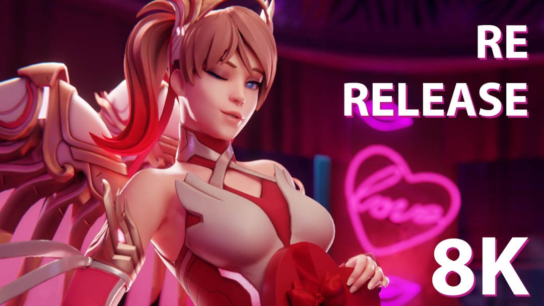 [Horny Herring Studios] Mercy [Overwatch] Animation Rerelease