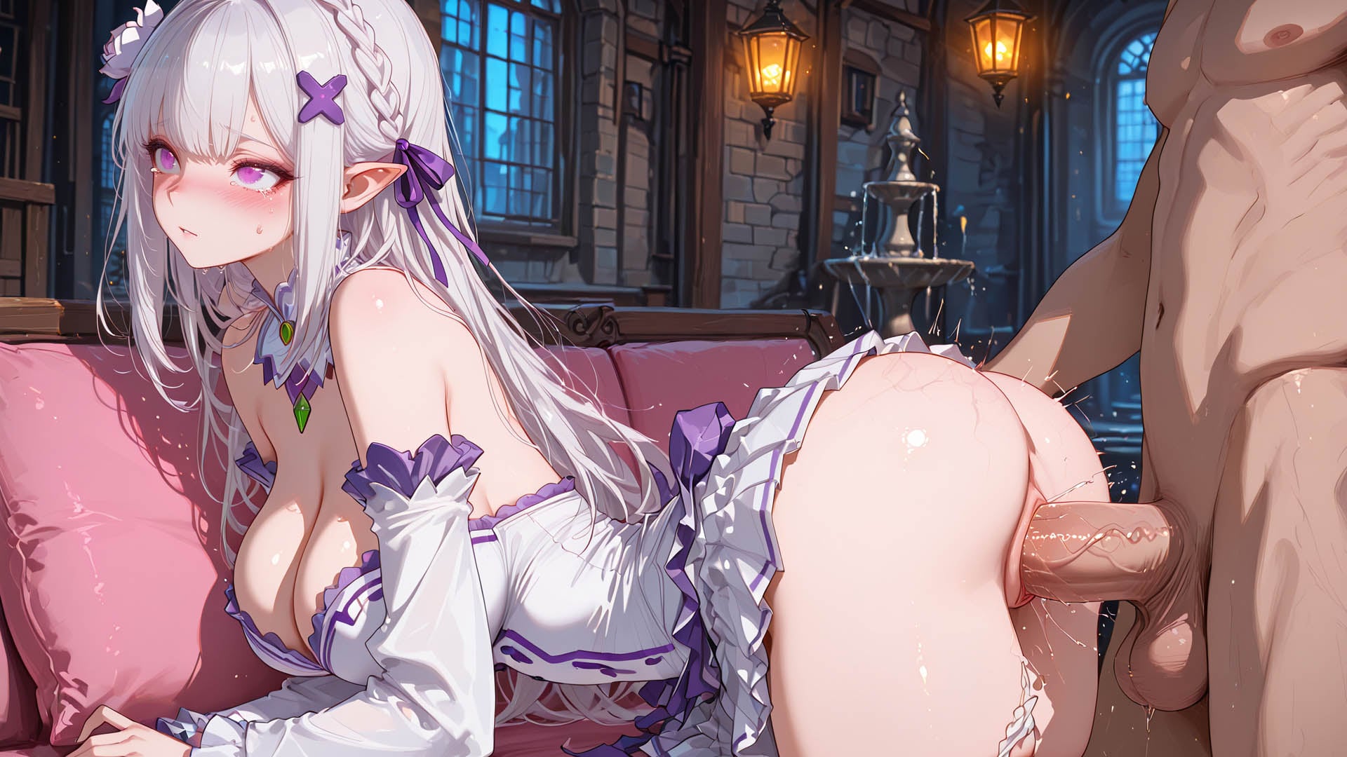[AIVixenChan] Emilia Moonlight Seduction - Re：Zero