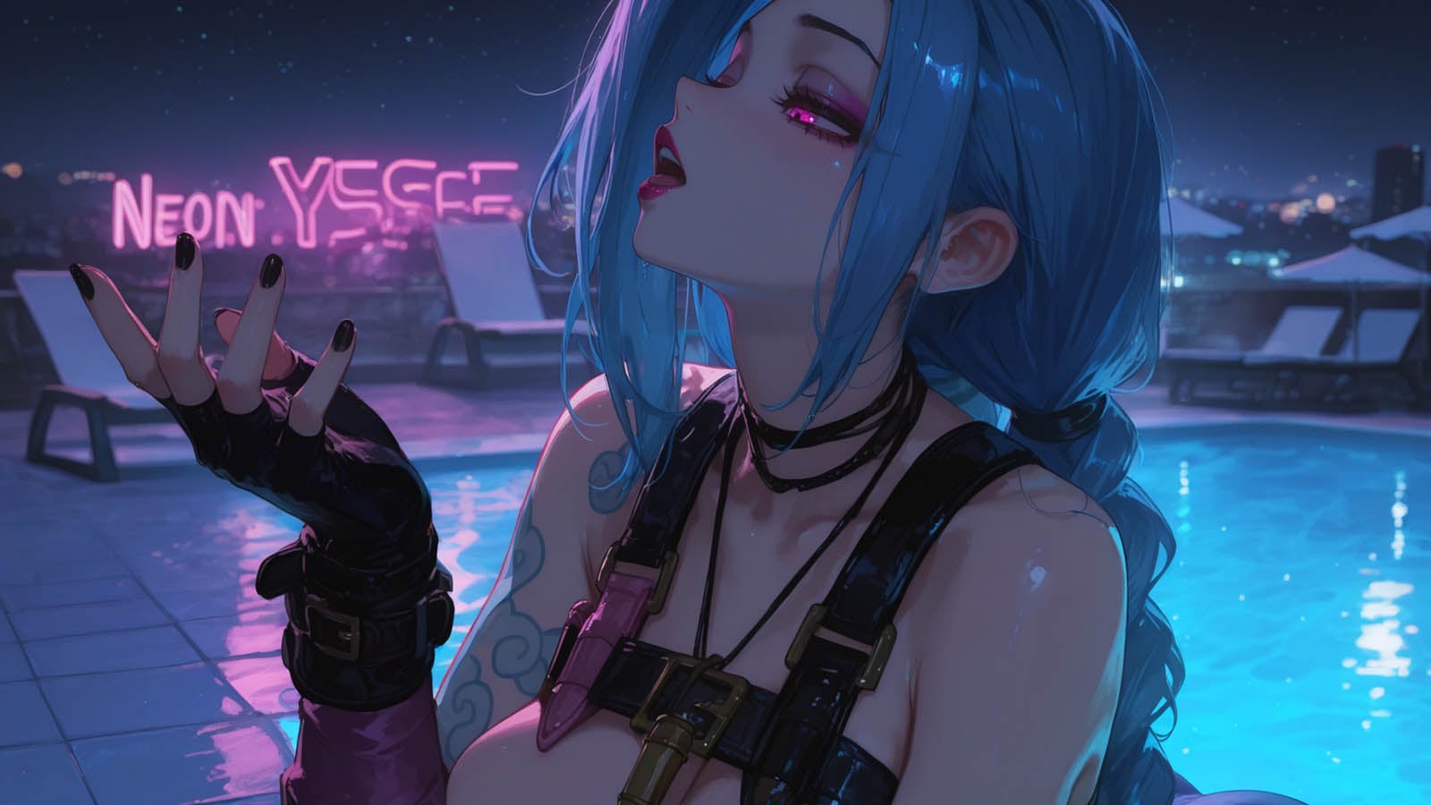 [Blank_Forest] Jinx (League of Legends) Animation [5:14 mins] with sound
